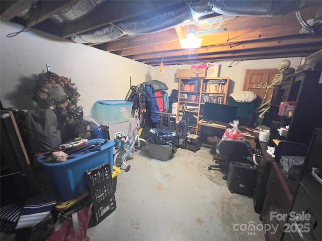 803 Bannon Pl, Lenoir, NC 28645 - view of unfinished basement