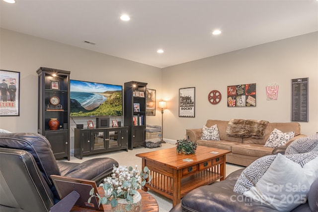 3 Chickadee Ln, Fairview, NC 28730 - living area with carpet floors and recessed lighting