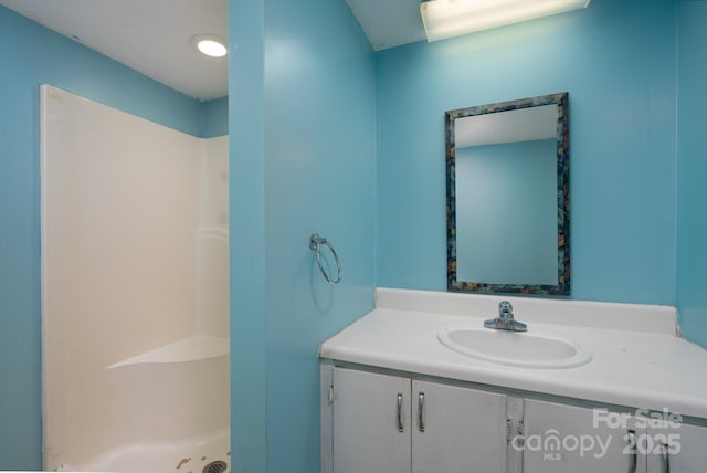 357 N Main St, Mount Pleasant, NC 28124 - full bathroom with vanity and a shower stall