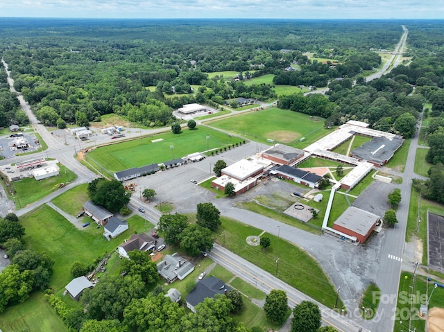357 N Main St, Mount Pleasant, NC 28124 - aerial overview of property's location featuring a forest