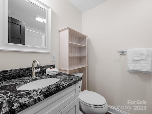 2784 Pea Ridge Rd, Mill Spring, NC 28756 - full bathroom featuring vanity and toilet