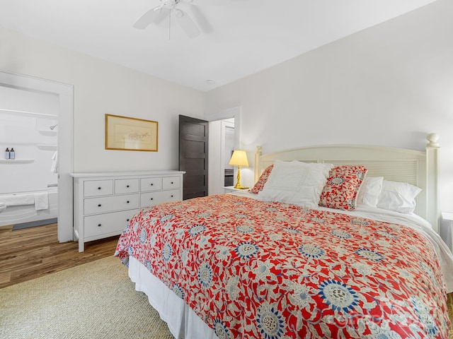 2784 Pea Ridge Rd, Mill Spring, NC 28756 - bedroom featuring wood finished floors and a ceiling fan