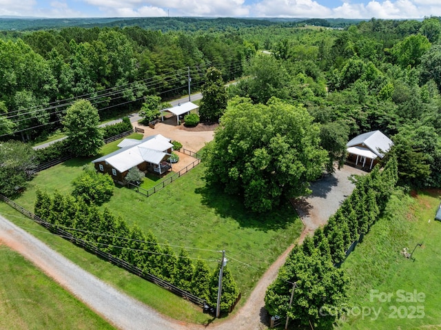 2784 Pea Ridge Rd, Mill Spring, NC 28756 - bird's eye view of a forest