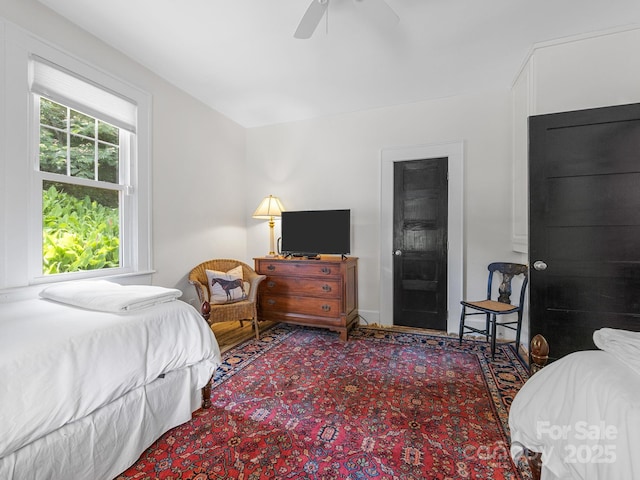 2784 Pea Ridge Rd, Mill Spring, NC 28756 - bedroom with ceiling fan