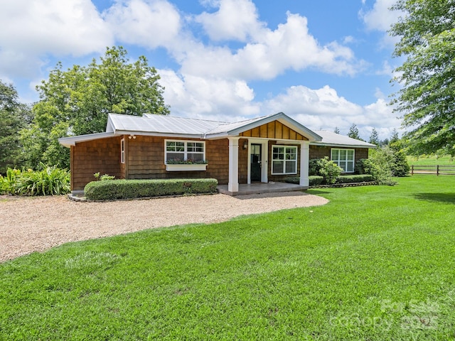2784 Pea Ridge Rd, Mill Spring, NC 28756 - view of front of home with driveway and a metal roof