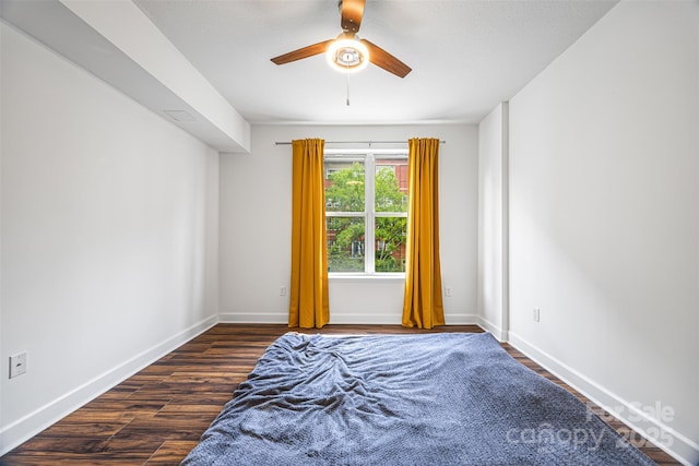 1315 E Blvd Unit 321, Charlotte, NC 28203 - spare room featuring a ceiling fan and wood finished floors