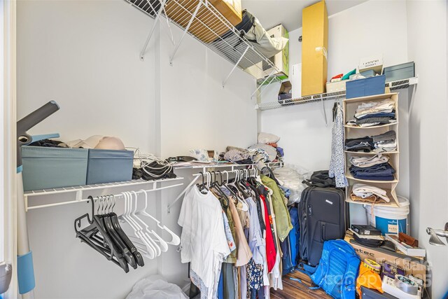 1315 E Blvd Unit 321, Charlotte, NC 28203 - spacious closet with wood finished floors