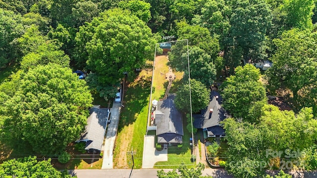 840 10th Street Blvd NW, Hickory, NC 28601 - aerial view of property's location featuring property parcel outlined
