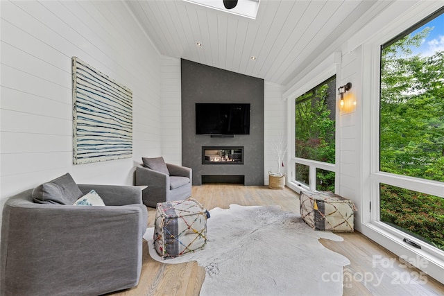 877 Winding Creek Rd, Sapphire, NC 28774 - sunroom / solarium with plenty of natural light and vaulted ceiling