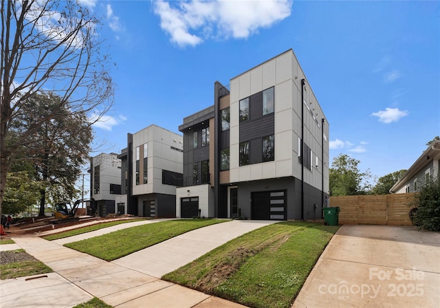 213 Keswick Ave, Charlotte, NC 28206 - view of property featuring an attached garage and concrete driveway