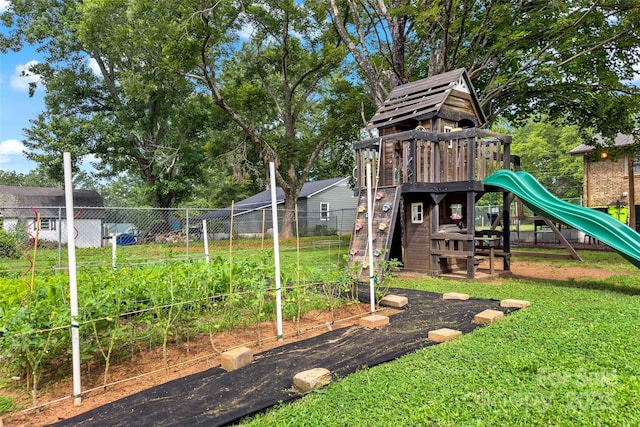 233 Church St, Ellenboro, NC 28040 - view of jungle gym