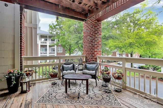 921 NE Dr, Davidson, NC 28036 - view of wooden terrace