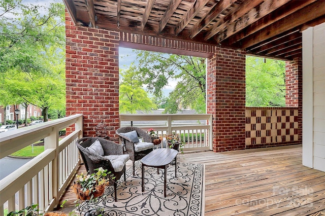 921 NE Dr, Davidson, NC 28036 - view of wooden terrace