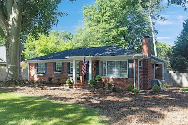 4526 Longwood Dr, Charlotte, NC 28209 - single story home featuring brick siding and a chimney