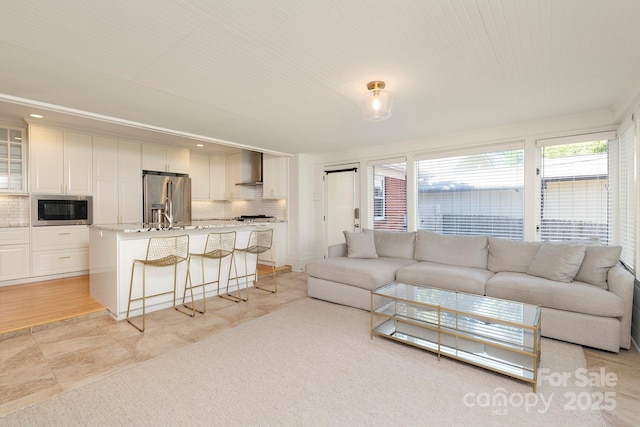 4526 Longwood Dr, Charlotte, NC 28209 - living room with recessed lighting