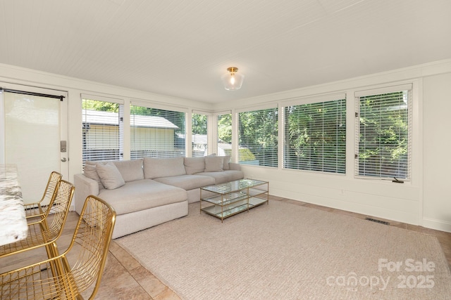 4526 Longwood Dr, Charlotte, NC 28209 - sunroom / solarium featuring an outdoor hangout area