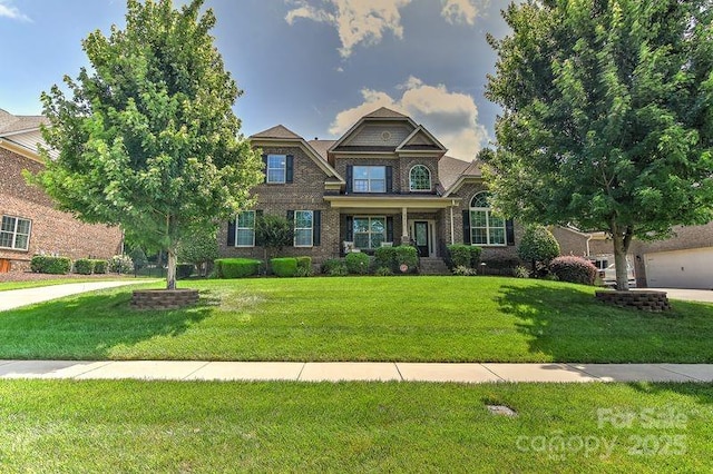 3913 Widgeon Way, Waxhaw, NC 28173 - view of front of property featuring a front lawn and brick siding