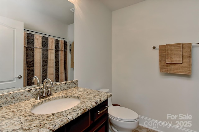 3913 Widgeon Way, Waxhaw, NC 28173 - bathroom with toilet and vanity