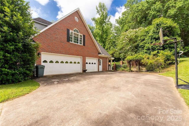 1933 Tara Trl, Lancaster, SC 29720 - view of side of property featuring brick siding