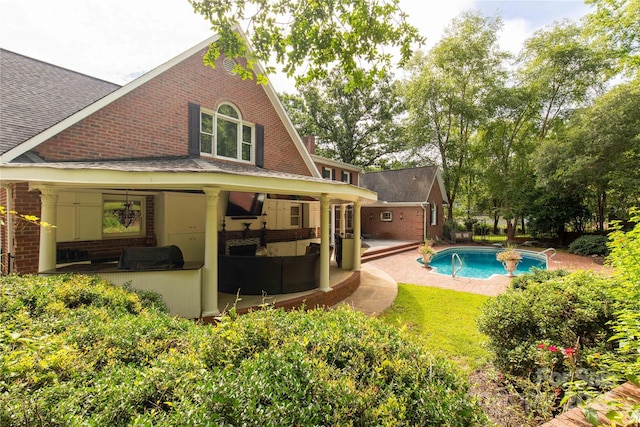 1933 Tara Trl, Lancaster, SC 29720 - outdoor pool featuring a patio area