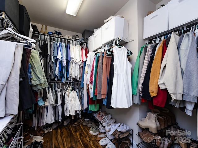 12928 Windy Lea Ln, Huntersville, NC 28078 - walk in closet with wood finished floors