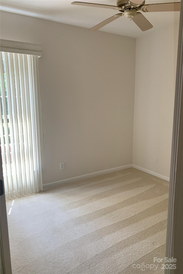 919 Lily Magnolia Ct, Fort Mill, SC 29707 - empty room featuring ceiling fan and light colored carpet
