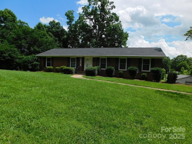 714 Shady Dr, Albemarle, NC 28001 - single story home featuring a front yard