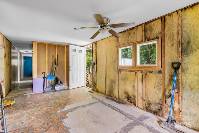 92 Flynn Branch Rd, Asheville, NC 28804 - interior space featuring a ceiling fan