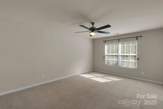 11538 Ardrey Crest Dr, Charlotte, NC 28277 - spare room with carpet and a ceiling fan