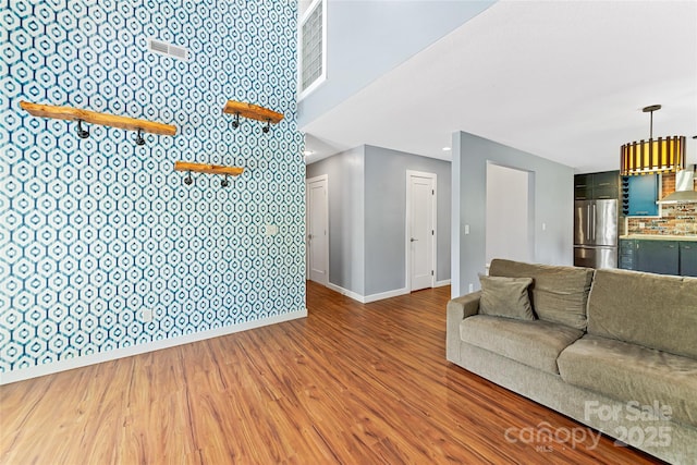 344 Hemlock Springs Trl, Weaverville, NC 28787 - living room with wood finished floors and baseboards
