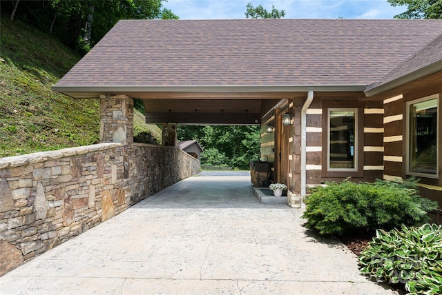 242 Anisidi Trl, Maggie Valley, NC 28751 - view of parking / parking lot with a carport