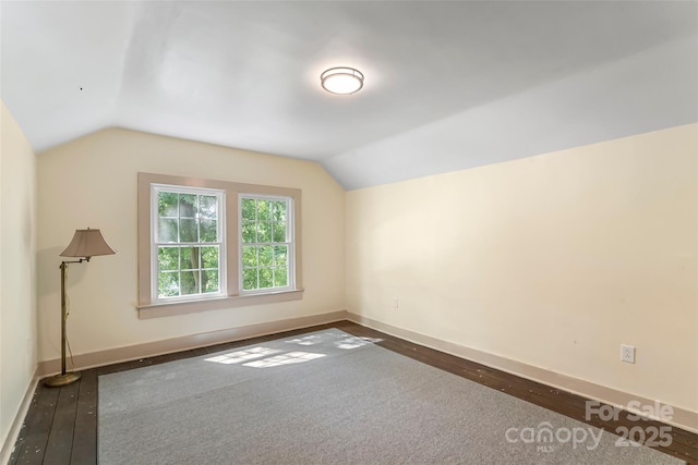 302 White St, Morganton, NC 28655 - bonus room with vaulted ceiling and wood finished floors