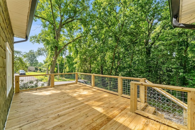 302 White St, Morganton, NC 28655 - view of deck