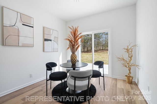 213 Knot St, Shelby, NC 28150 - dining space featuring wood finished floors