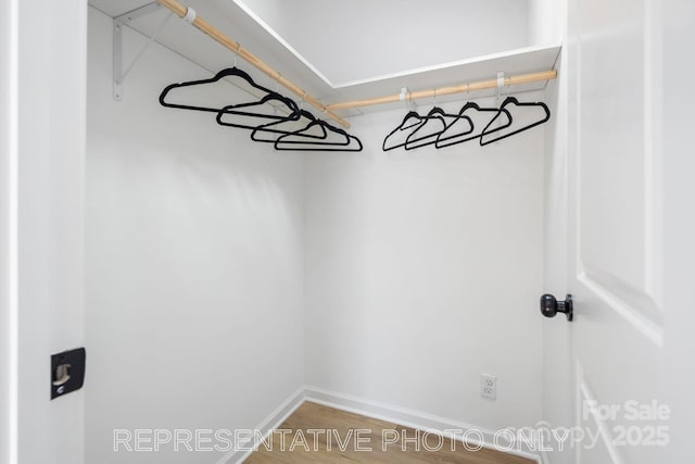 213 Knot St, Shelby, NC 28150 - spacious closet featuring wood finished floors