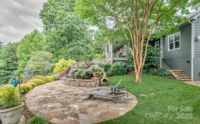 94 Spruce Hill Dr, Hendersonville, NC 28792 - view of patio / terrace with stairs