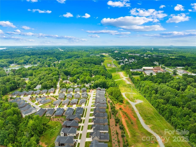 6107 Gold Springs Way, Denver, NC 28037 - aerial view of residential area with a forest