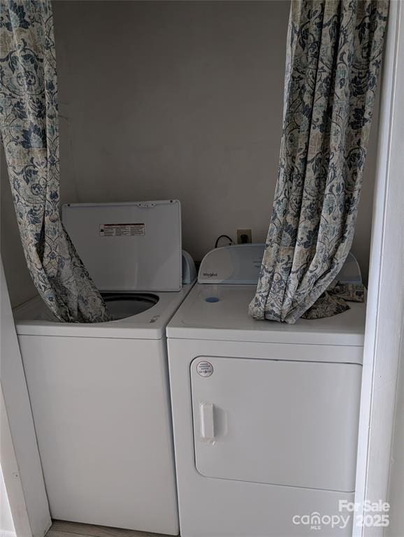 112 Lovelady Rd, Valdese, NC 28690 - laundry room with washer and dryer