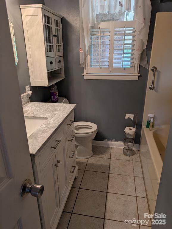 112 Lovelady Rd, Valdese, NC 28690 - bathroom featuring vanity and tile patterned flooring