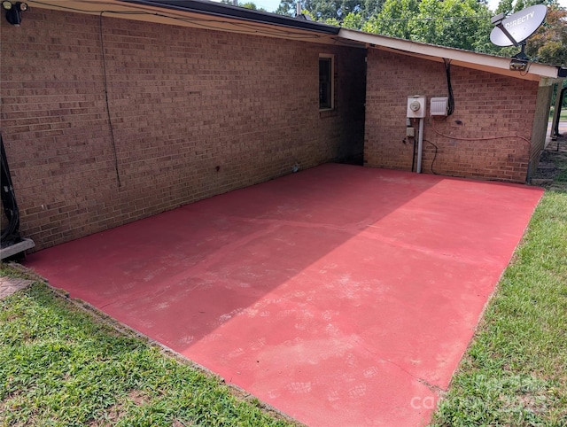 112 Lovelady Rd, Valdese, NC 28690 - view of patio / terrace featuring an attached carport