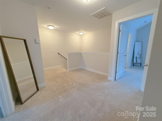 103 Springway Dr, Kannapolis, NC 28081 - hallway with an upstairs landing and light colored carpet