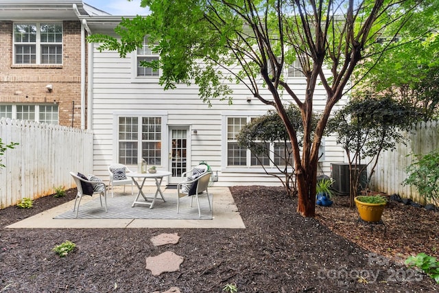 4442 Coventry Row Ct, Charlotte, NC 28270 - back of property with a patio area and brick siding