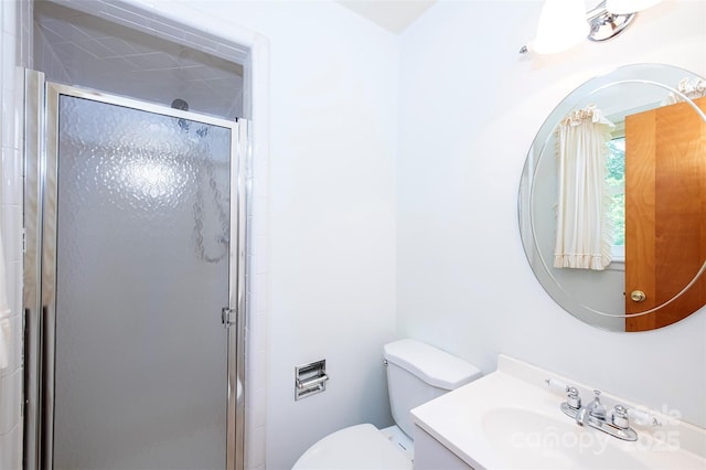 1216 Manchester Ln, Charlotte, NC 28227 - bathroom featuring a shower stall and vanity