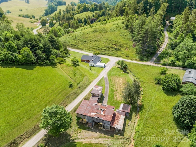 244 Carl Fox Rd, Burnsville, NC 28714 - aerial view of property and surrounding area
