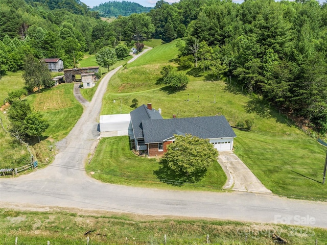 244 Carl Fox Rd, Burnsville, NC 28714 - aerial view of property and surrounding area