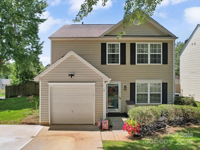 1252 Winding Path Rd, Lake Wylie, SC 29710 - view of front of house with a garage and concrete driveway