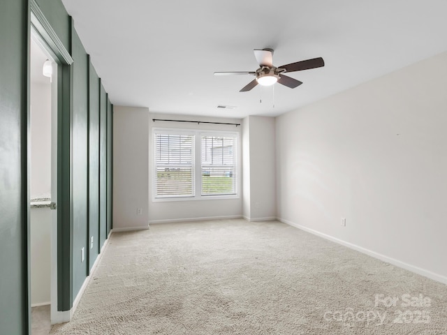 567 Big Sur Loop, Asheville, NC 28806 - unfurnished room with ceiling fan and light carpet