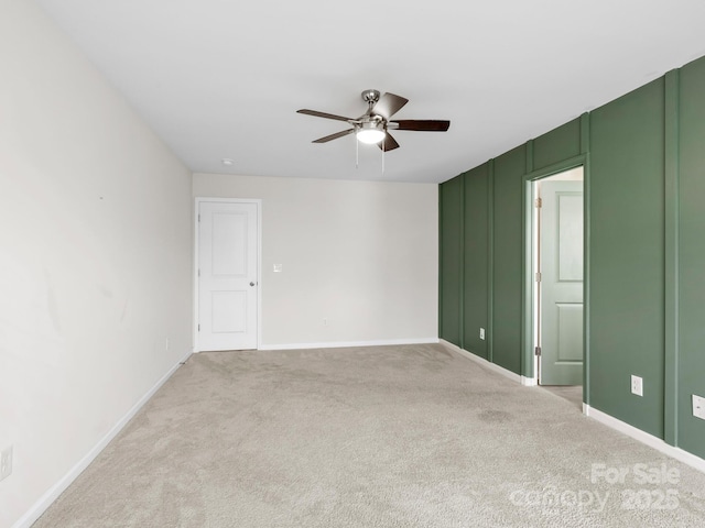 567 Big Sur Loop, Asheville, NC 28806 - spare room with ceiling fan and light carpet