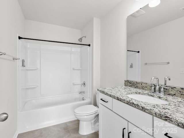 567 Big Sur Loop, Asheville, NC 28806 - bathroom featuring vanity, shower / bathtub combination, and tile patterned floors