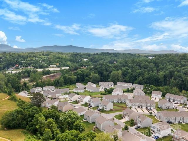 567 Big Sur Loop, Asheville, NC 28806 - aerial view of residential area with a mountain backdrop